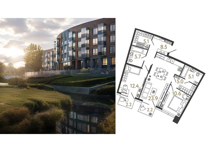 ​Цвет Зеленогорска от RBI — загородная жизнь с комфортом курортного уровня - Фото 9