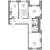 Планировка трехкомнатной квартиры площадью 72.2 кв. м в новостройке ЖК "Северная долина"