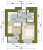 Планировка однокомнатной квартиры площадью 31.87 кв. м в новостройке ЖК "Новоселье: городские кварталы"