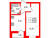 Планировка однокомнатной квартиры площадью 31.2 кв. м в новостройке ЖК "Новоселье: городские кварталы"