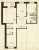 Планировка трехкомнатной квартиры площадью 90.96 кв. м в новостройке ЖК "Август"