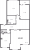 Планировка трехкомнатной квартиры площадью 144.3 кв. м в новостройке ЖК "Граф Орлов"