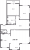 Планировка трехкомнатной квартиры площадью 146.4 кв. м в новостройке ЖК "Граф Орлов"