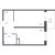 Планировка однокомнатной квартиры площадью 39.1 кв. м в новостройке ЖК "Астрид"