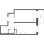 Планировка однокомнатной квартиры площадью 38.7 кв. м в новостройке ЖК "Астрид"