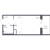 Планировка студии площадью 24.1 кв. м в новостройке ЖК "Астрид"
