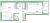Планировка однокомнатной квартиры площадью 49.31 кв. м в новостройке ЖК "IQ Гатчина"