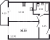 Планировка однокомнатной квартиры площадью 36.3 кв. м в новостройке ЖК "IQ Гатчина"
