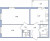 Планировка двухкомнатной квартиры площадью 63.42 кв. м в новостройке ЖК "IQ Гатчина"