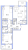 Планировка двухкомнатной квартиры площадью 78.2 кв. м в новостройке ЖК "IQ Гатчина"