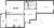 Планировка двухкомнатной квартиры площадью 66.64 кв. м в новостройке ЖК "IQ Гатчина"