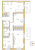 Планировка трехкомнатной квартиры площадью 86.62 кв. м в новостройке ЖК "IQ Гатчина"