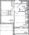 Планировка однокомнатной квартиры площадью 32.37 кв. м в новостройке ЖК "Чистое небо"