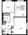 Планировка двухкомнатной квартиры площадью 54.44 кв. м в новостройке ЖК "Чистое небо"