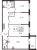 Планировка трехкомнатной квартиры площадью 82.1 кв. м в новостройке ЖК "Солнечный город"