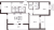 Планировка трехкомнатной квартиры площадью 91.51 кв. м в новостройке ЖК "Солнечный город"