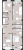 Планировка трехкомнатной квартиры площадью 75.6 кв. м в новостройке ЖК "Новокасимово"