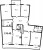 Планировка пятикомнатной квартиры площадью 176.4 кв. м в новостройке ЖК "Три ветра"