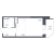 Планировка студии площадью 20.88 кв. м в новостройке ЖК "Живи! В Рыбацком"