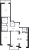 Планировка трехкомнатной квартиры площадью 105.3 кв. м в новостройке ЖК "Ленинград" 