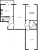 Планировка трехкомнатной квартиры площадью 70.7 кв. м в новостройке ЖК "Цивилизация"