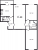 Планировка трехкомнатной квартиры площадью 71.4 кв. м в новостройке ЖК "Цивилизация"