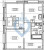 Планировка двухкомнатной квартиры площадью 45.21 кв. м в новостройке ЖК "PLUS Пулковский"