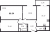 Планировка трехкомнатной квартиры площадью 66.34 кв. м в новостройке ЖК "Новое Колпино"