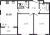 Планировка двухкомнатной квартиры площадью 55.3 кв. м в новостройке ЖК "Галактика"