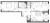 Планировка двухкомнатной квартиры площадью 64.9 кв. м в новостройке ЖК "Галактика"