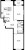 Планировка двухкомнатной квартиры площадью 68.4 кв. м в новостройке ЖК "Галактика"