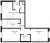 Планировка трехкомнатной квартиры площадью 99.2 кв. м в новостройке ЖК "Meltzer Hall" (Мельтзер Хол)
