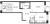 Планировка двухкомнатной квартиры площадью 56.18 кв. м в новостройке ЖК "Новый Лесснер"