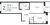 Планировка двухкомнатной квартиры площадью 56.78 кв. м в новостройке ЖК "Новый Лесснер"