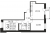 Планировка двухкомнатной квартиры площадью 60.59 кв. м в новостройке ЖК "Новый Лесснер"