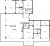 Планировка трехкомнатных апартаментов площадью 232.7 кв. м в новостройке ЖК "Лахта Плаза"