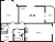 Планировка двухкомнатной квартиры площадью 65.26 кв. м в новостройке ЖК "Энфилд"