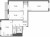 Планировка трехкомнатной квартиры площадью 88.7 кв. м в новостройке ЖК "Дом у Каретного"
