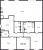 Планировка трехкомнатной квартиры площадью 143.01 кв. м в новостройке ЖК "One Trinity Place"