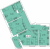 Планировка трехкомнатной квартиры площадью 87.73 кв. м в новостройке ЖК "ART​квартал Аквилон"