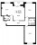 Планировка трехкомнатной квартиры площадью 104.9 кв. м в новостройке ЖК "Эталон на Неве"