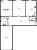 Планировка трехкомнатной квартиры площадью 119.9 кв. м в новостройке ЖК "Fusion"