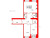 Планировка двухкомнатной квартиры площадью 99.56 кв. м в новостройке ЖК "Георг Ландрин"