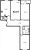 Планировка трехкомнатной квартиры площадью 82.19 кв. м в новостройке ЖК "Приморский квартал"