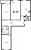Планировка трехкомнатной квартиры площадью 81.36 кв. м в новостройке ЖК "Приморский квартал"