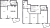 Планировка четырехкомнатной квартиры площадью 110.8 кв. м в новостройке ЖК "Приморский квартал"