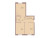 Планировка двухкомнатной квартиры площадью 77.9 кв. м в новостройке ЖК "Neva Hаus"