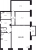Планировка трехкомнатной квартиры площадью 141.2 кв. м в новостройке ЖК "Neva Hаus"