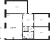 Планировка трехкомнатной квартиры площадью 125.7 кв. м в новостройке ЖК "Neva Hаus"