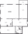 Планировка трехкомнатной квартиры площадью 142.8 кв. м в новостройке ЖК "Neva Hаus"